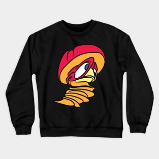 Graffiti Bird Tag Crewneck Sweatshirt